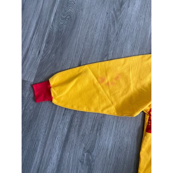 Vintage Iowa State Sweater Unisex Size Small, Yellow/Red, Crewneck, Embroidered - Picture 3 of 6